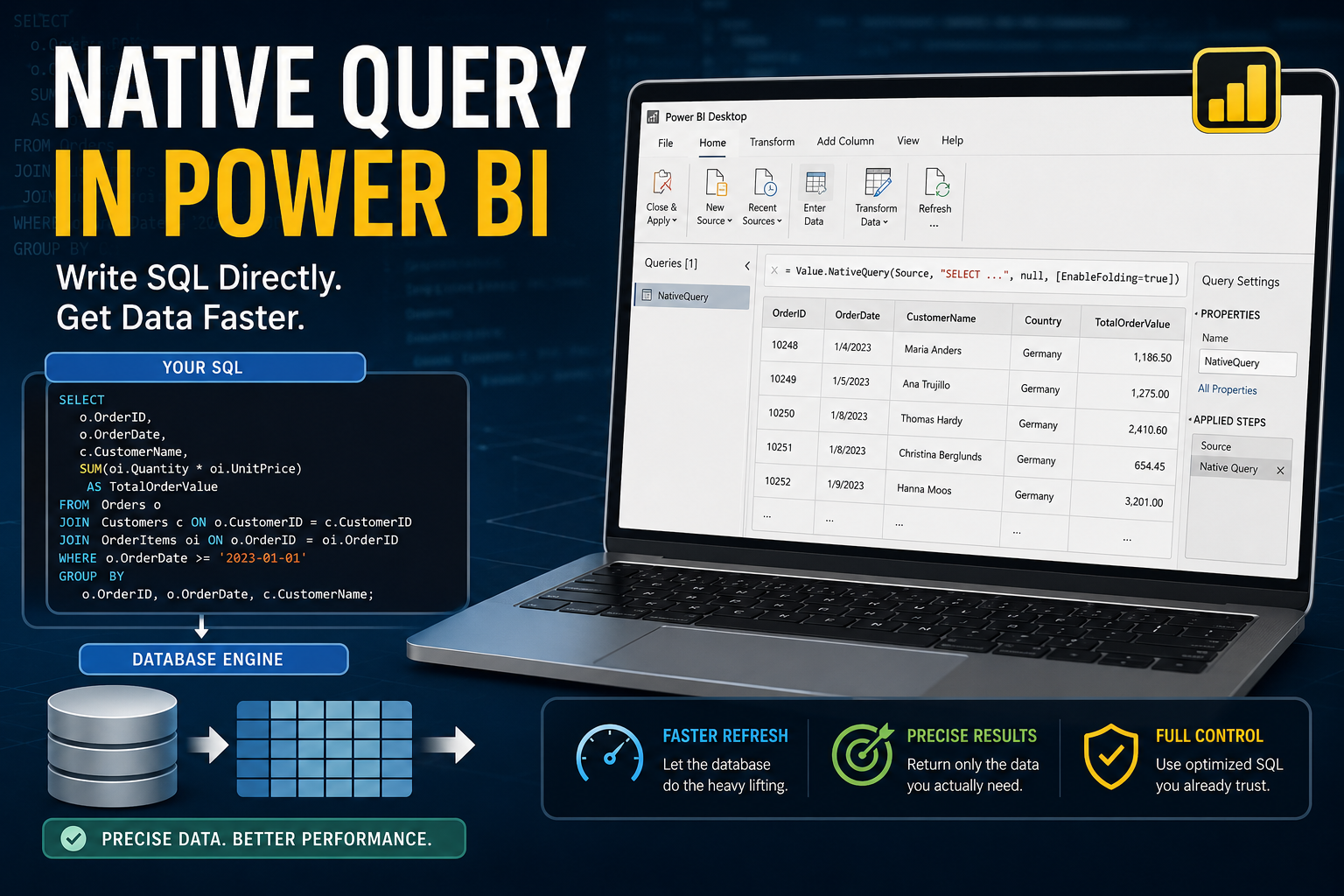 Native Query in Power BI