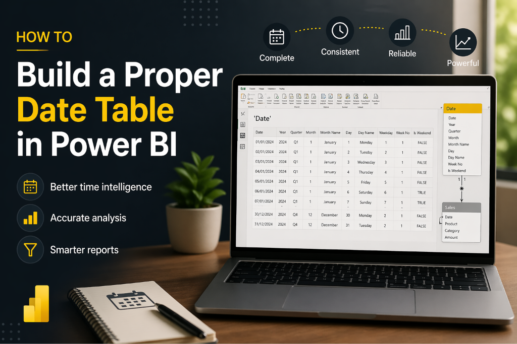 Wie man eine korrekte Datumstabelle in Power BI erstellt