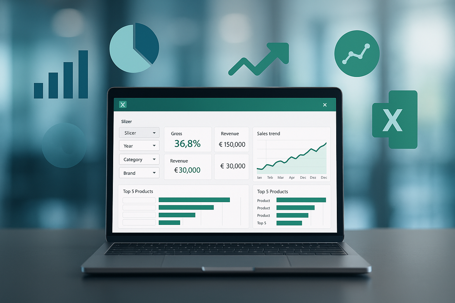 Excel Template: CRM Dashboard for Small Businesses